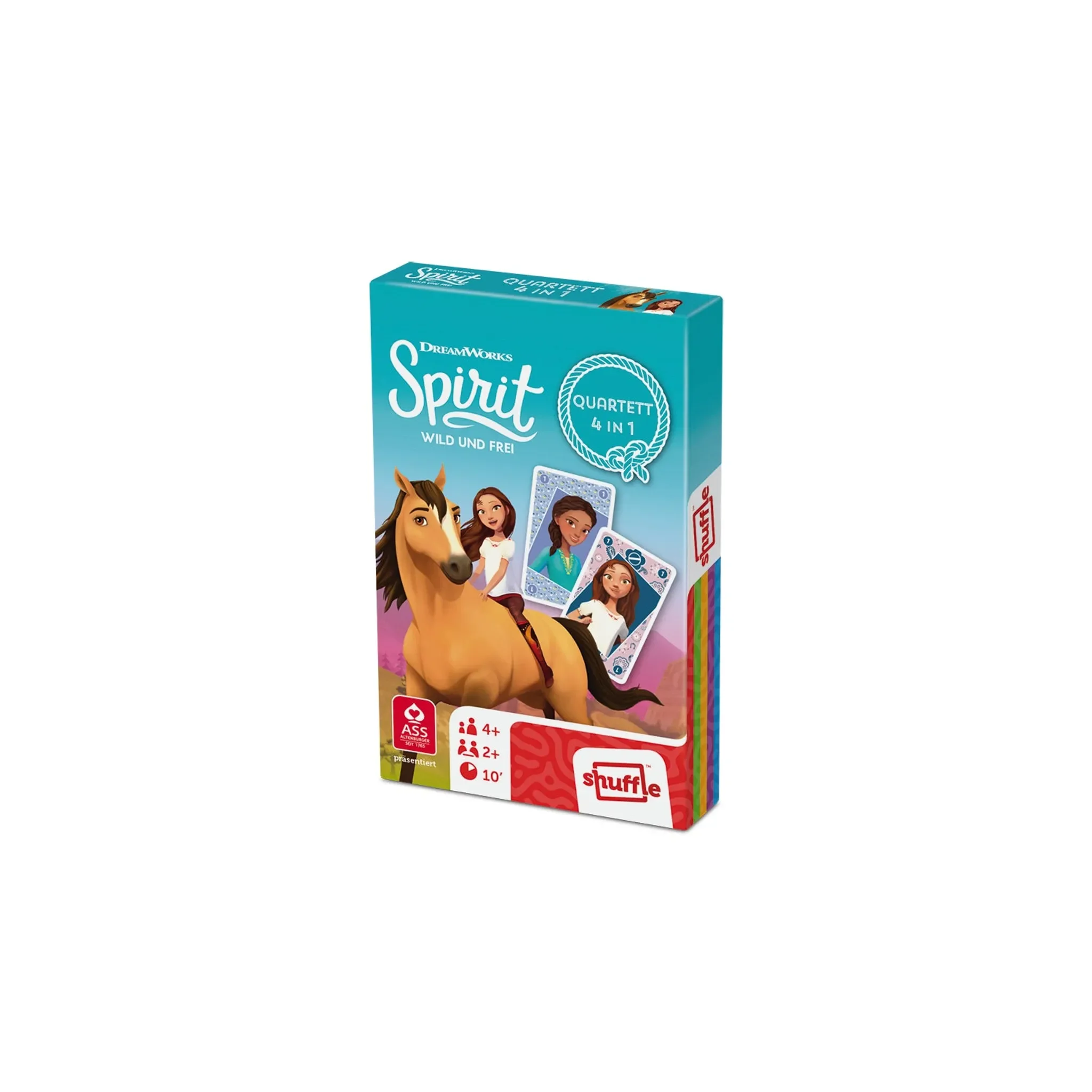 ASS Altenburger Kartenspiele „Spirit – Quartett 4 in 1“